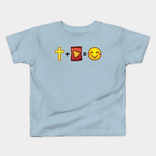 Christ plus Corn Chips equals happiness Kids T-Shirt